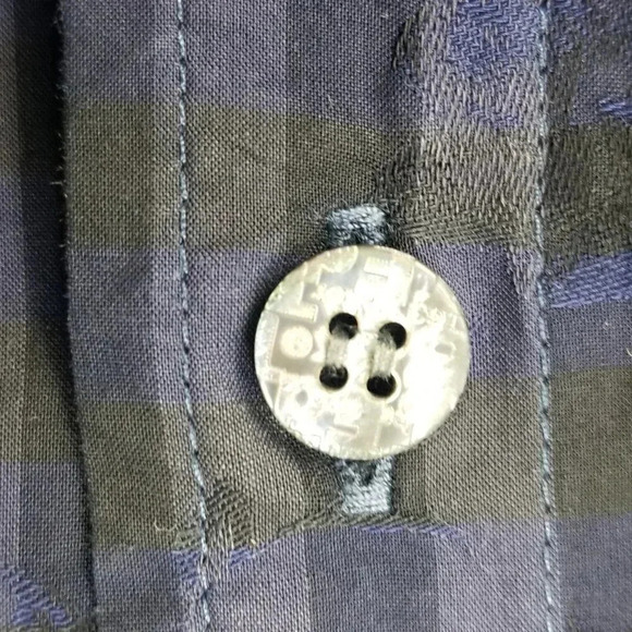 Ted Baker Men's Shirt Size 3 (US Medium) Striped - Picture 7 of 10